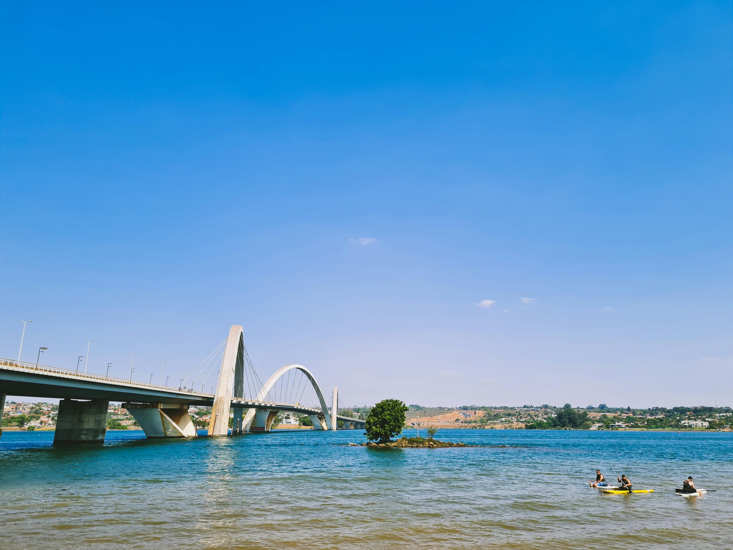 O Lago Paranoá é um dos maiores atrativos de Brasília